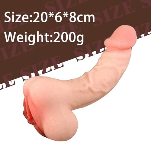 2 in 1 Design Realistic Dildo Pocket Pussy Tight Channels Soft Realistic Dildo for Women Men, Unisex Masturbators Dildos Ass Sex Toy Sleeve... | My Secret Wife - Image 5
