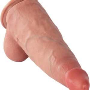 3.39'' Diameter (Extra-Thick!) Huge Dildo, 10 Inch Realistic Super-Wide Giant Big Silicone Dildo with Strong Suction Cup. Lossless No.49.