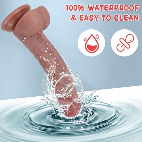 Sex Toys Dildo 7.8 Inch Realistic Silicone Dildo, Safety Material for Clitoral Vagina and Anal Stimulation with Strong Suction Cups, Sex Adult Toys... | My Secret Wife - Image 6