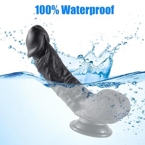 Silicone Realistic Dildo, Lifelike Penis with Powerful Suction Cups for Hands-Free Play, Clitoral Vagina G-spot Stimulation Cock Anal Sex Toys for... | My Secret Wife - Image 5
